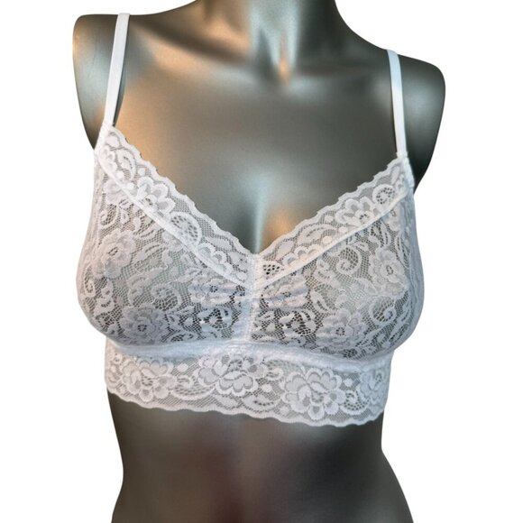 Cosabella Bralette Bra Adore Lace White Size Small S - Picture 1 of 3